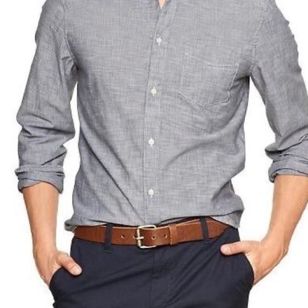 PREMIUM Brown Genuine Leather H&M Belt